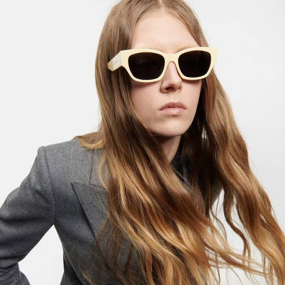 Celine CL40197U 39A MONOCHROMS BRAND NEW Sunglasses Light Brown Smoke Unisex - Picture 11 of 12